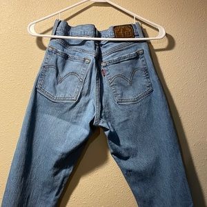 Levi’s wedge 501 jeans